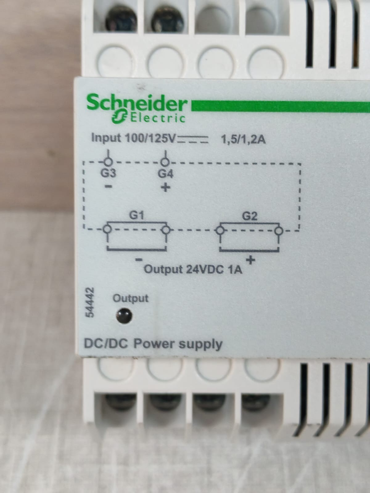 Schneider Electric 54442 SCHNEIDER ELETRIC 54442 DC/ DC POWER SUPPLY 24VDC 2