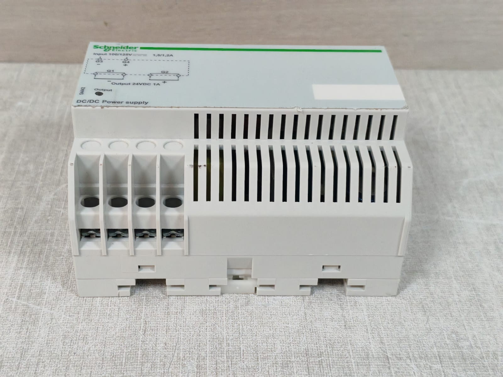 Schneider Electric 54442 SCHNEIDER ELETRIC 54442 DC/ DC POWER SUPPLY 24VDC 6