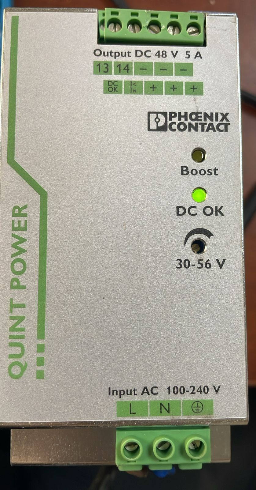 Phoenix Contact QUINT-PS/1AC/48DC/5 2866679 PHOENIX CONTACT QUINT-PS/1AC/48DC/5 2866679 POWER SUPPLY 2