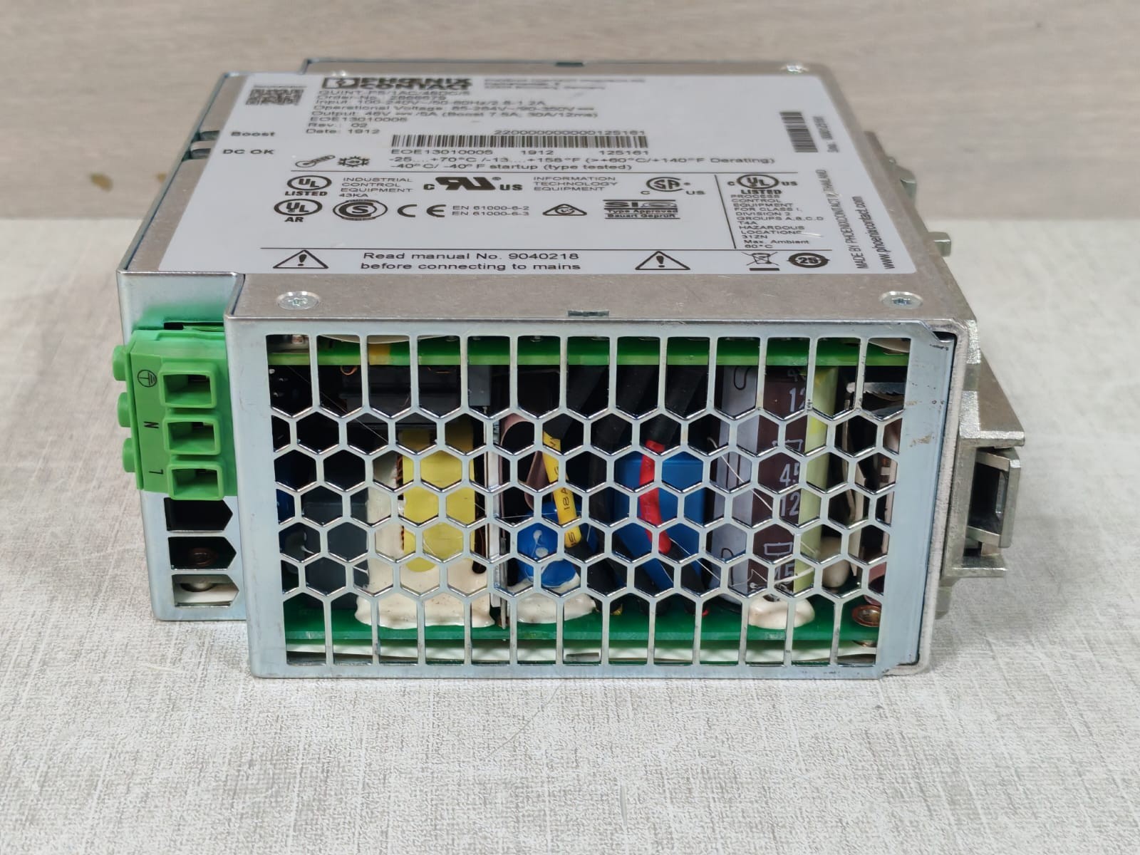 Phoenix Contact QUINT-PS/1AC/48DC/5 2866679 PHOENIX CONTACT QUINT-PS/1AC/48DC/5 2866679 POWER SUPPLY 9