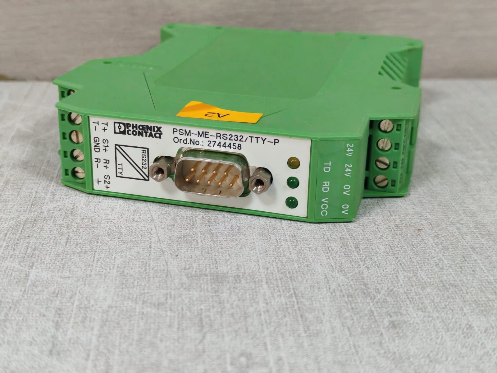 Phoenix Contact 2744458 PHOENIX CONTACT PSM-ME-RS232/TTY-P 2744458 INTERFACE CONVERTER 2