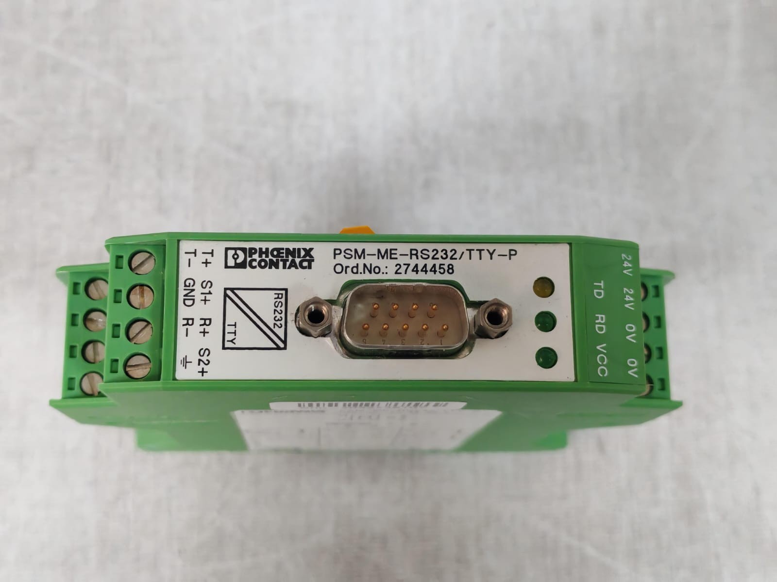 Phoenix Contact 2744458 PHOENIX CONTACT PSM-ME-RS232/TTY-P 2744458 INTERFACE CONVERTER 6
