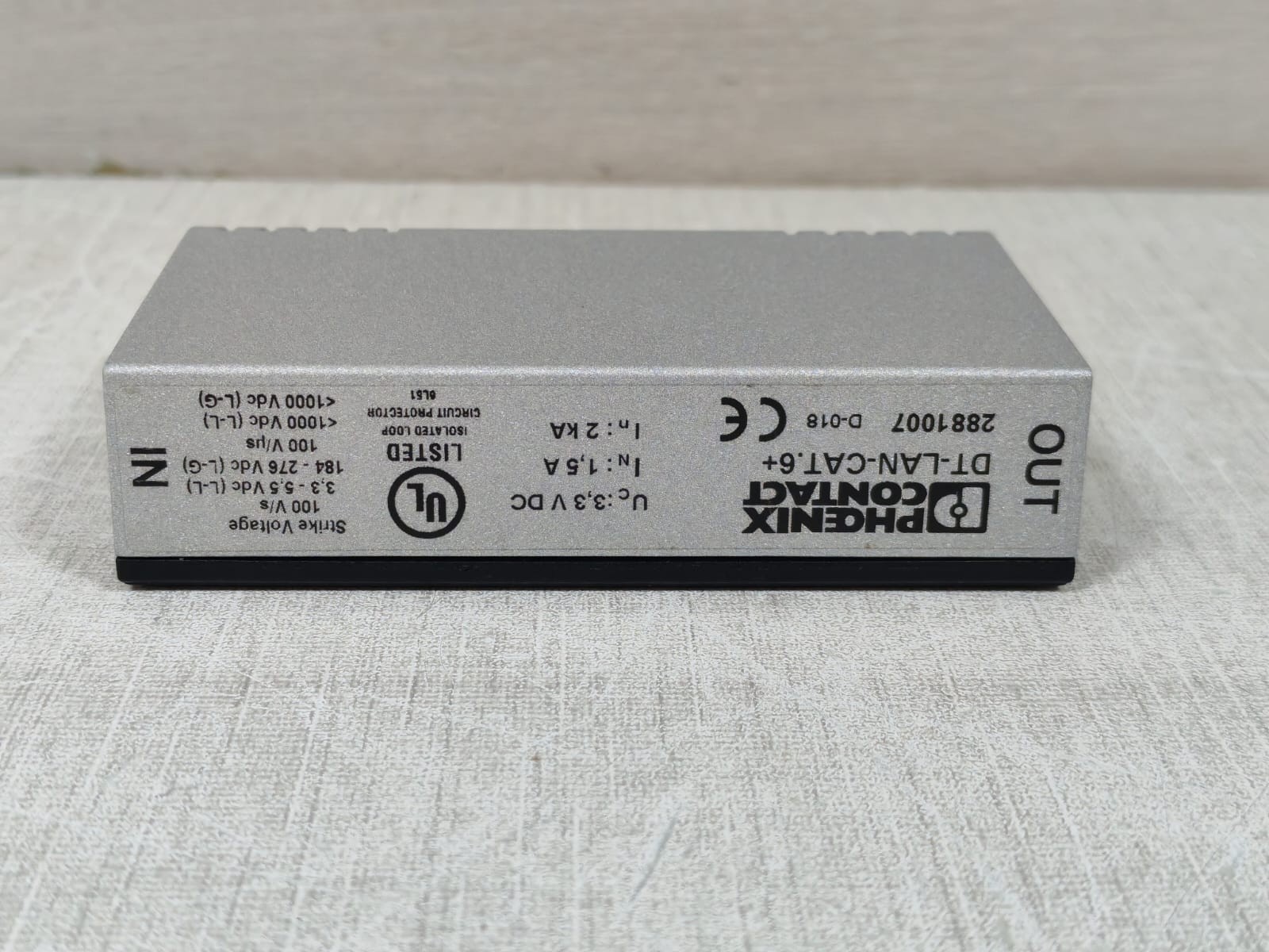 Phoenix Contact 2744458 PHOENIX CONTACT DT-LAN-CAT.6+ 2881007 SURGE PROTECTION 8