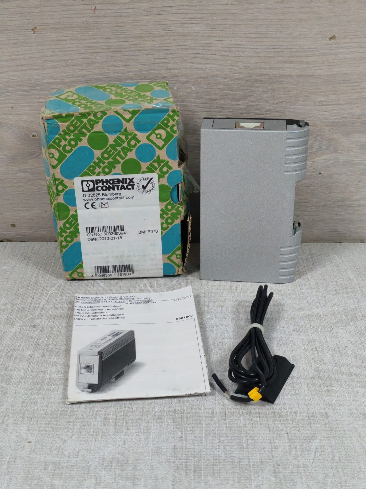 PHOENIX CONTACT DT-LAN-CAT.6+ 2881007 SURGE PROTECTION