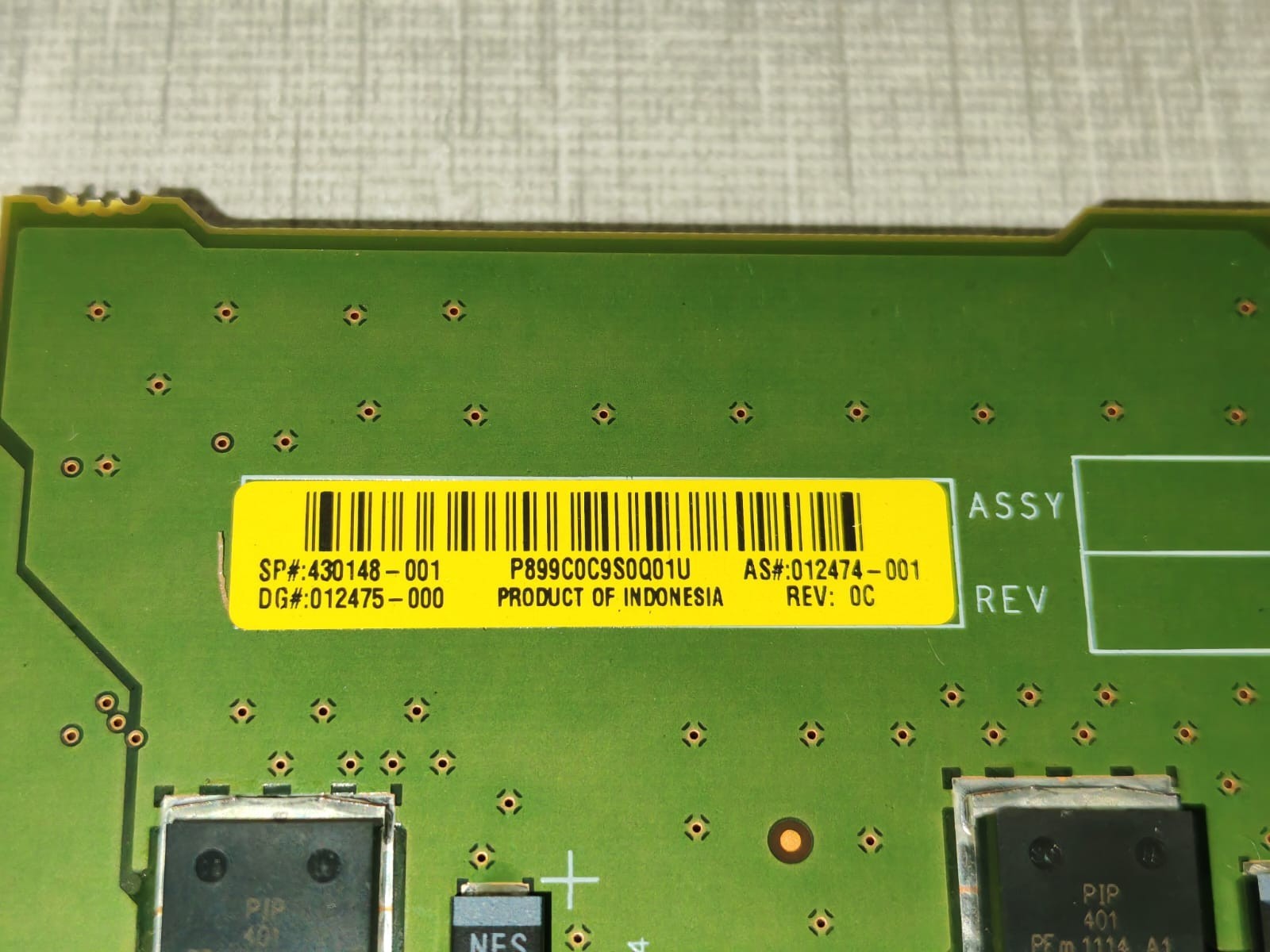 hp 430148-001 HP 430148-001 MIDPLANE BACKPLANE BOARD 7