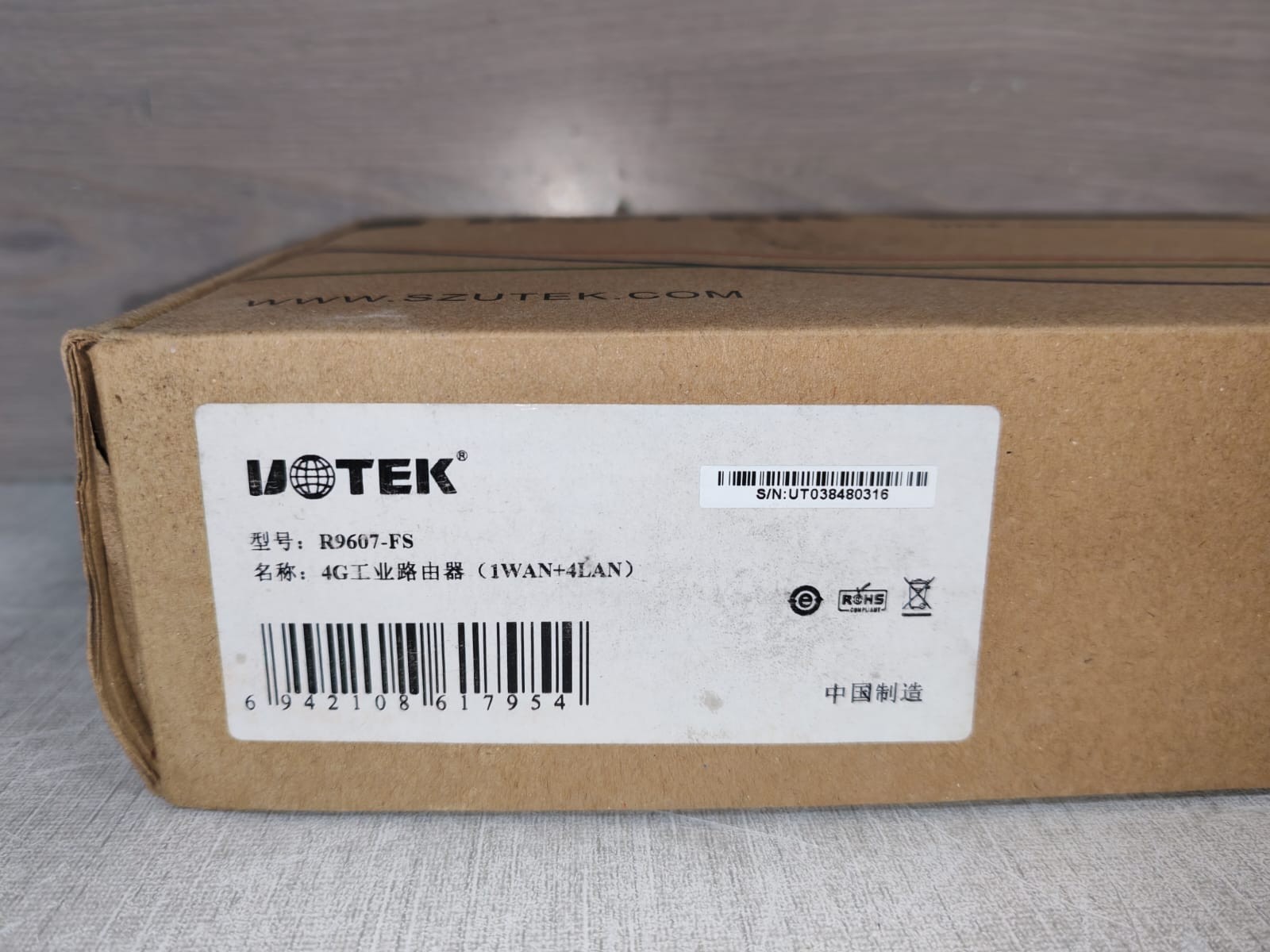 Uotek R9607-FS UOTEK R9607-FS 4G Industrial Router (1WAN+1LAN) 10