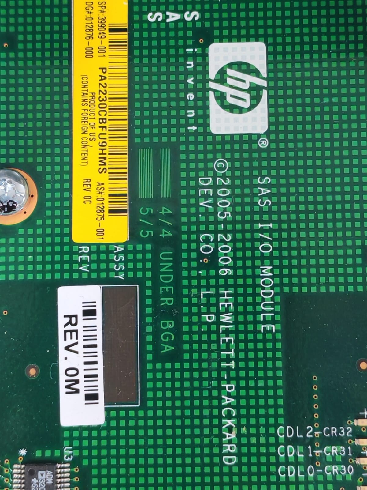 UNKNOWN SAS-399049 SAS 399049-001 I/O MODULE 8
