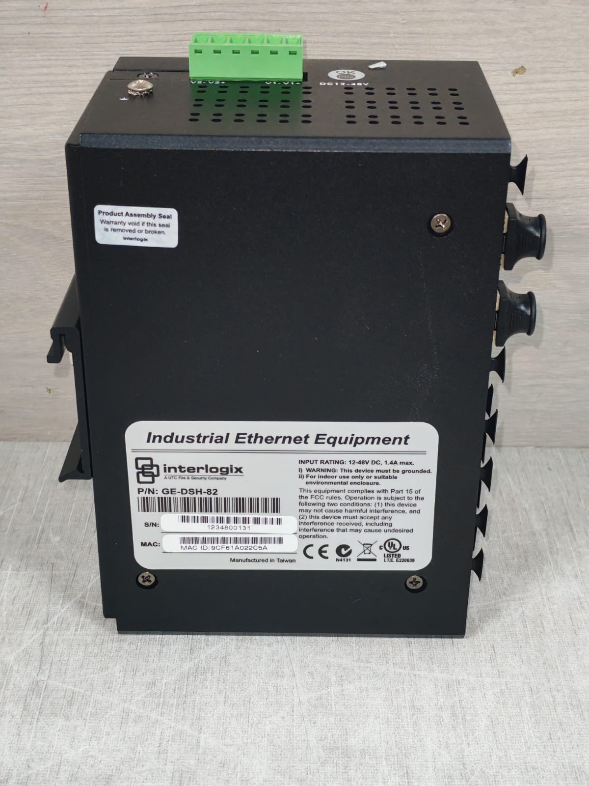 GE DSH-82 INTERLOGIX IFS GE-DSH-82 MANAGED ETHERNET SWITCH 9