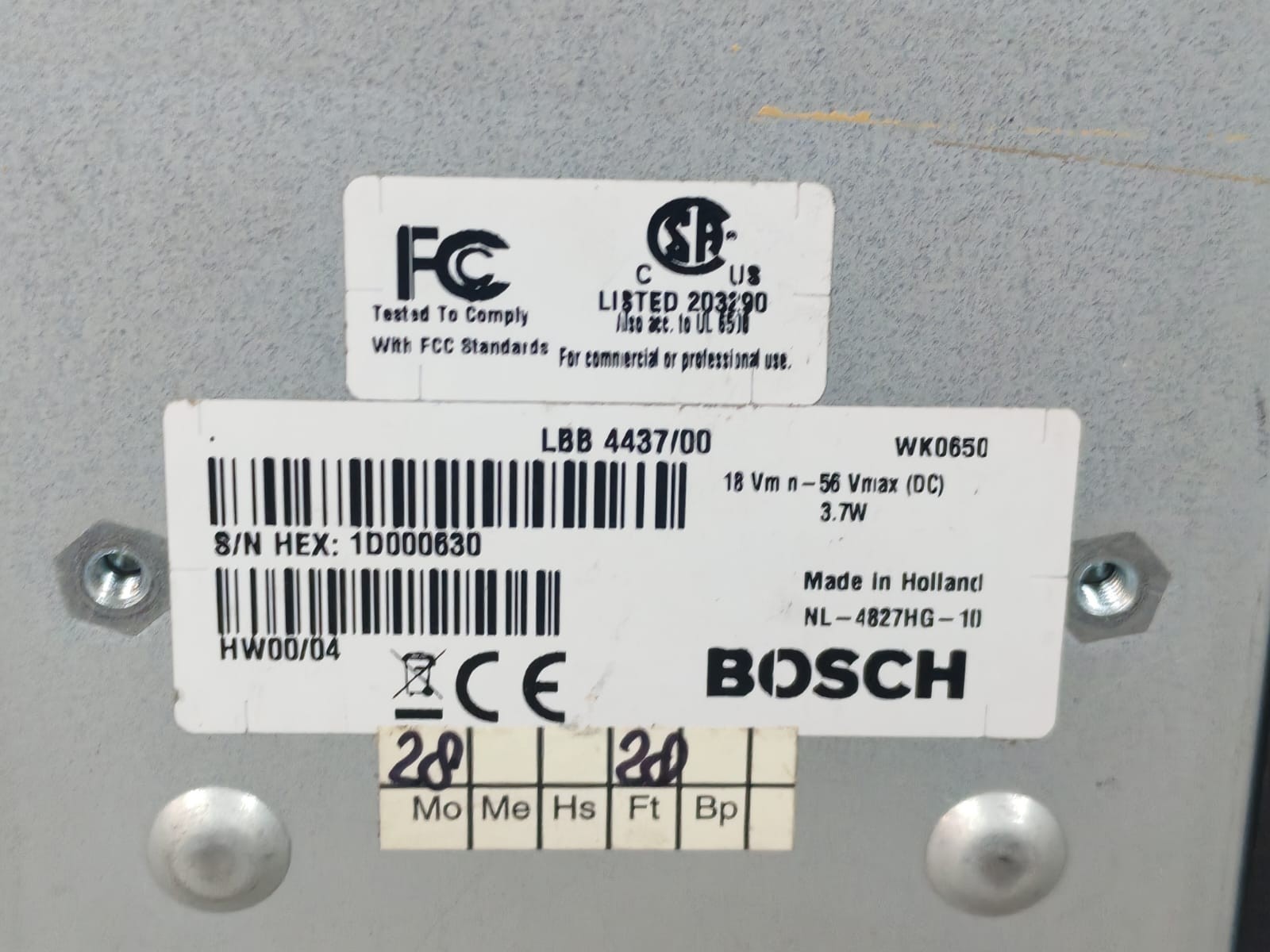 Bosch LBB 4437/00 BOSCH LBB 4437/00 Call Station Interface HW00/04 3