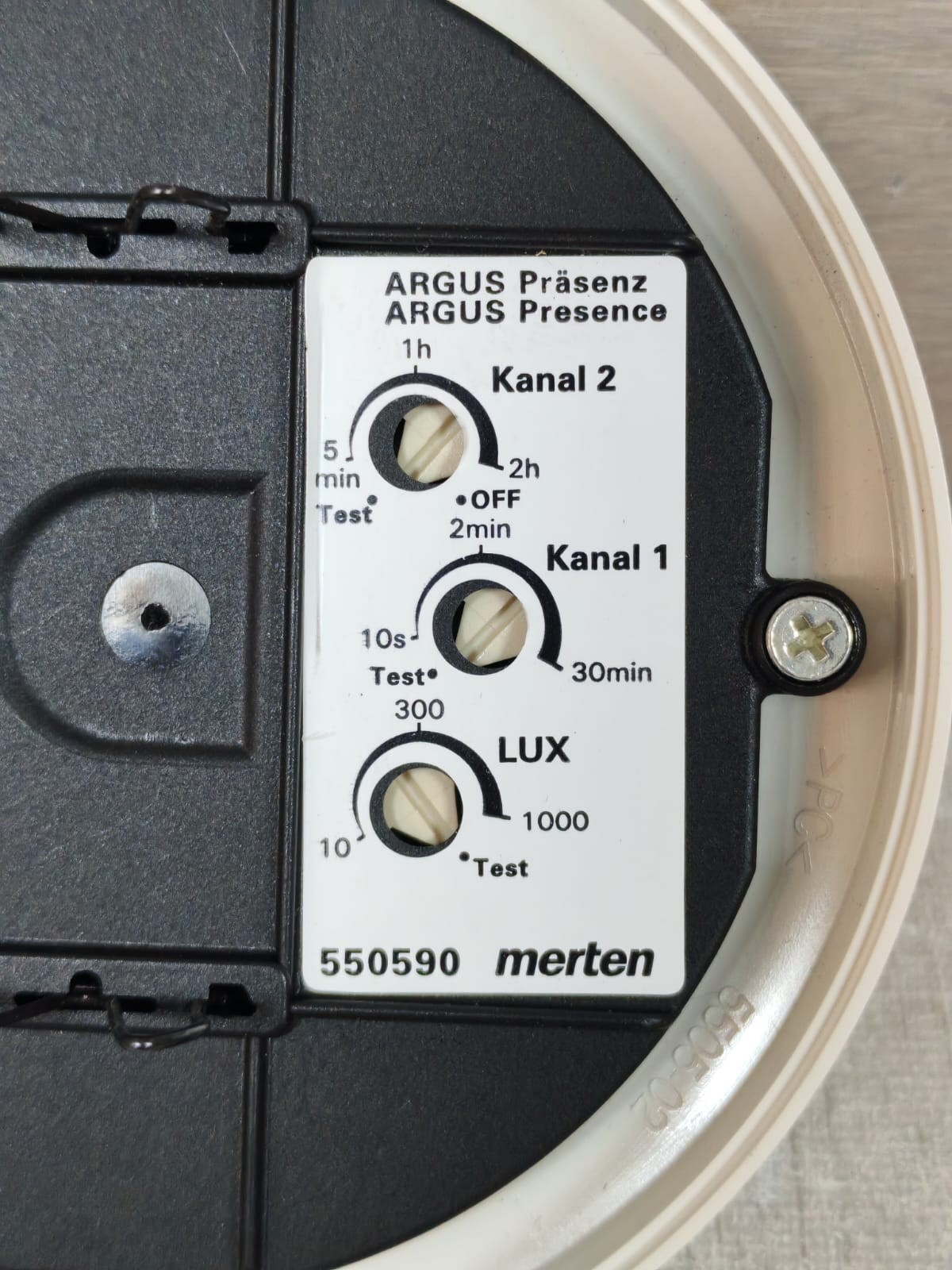 Merten ARGUS-550590 MERTEN ARGUS 550590 PRESENCE DETECTOR POLAR WHITE 7
