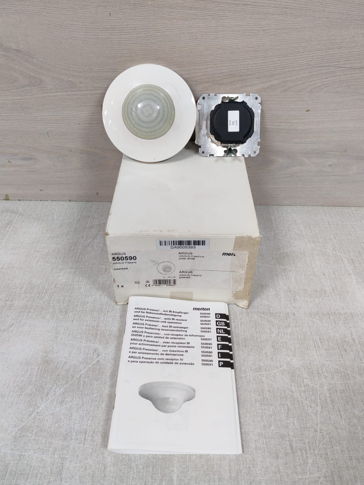 MERTEN ARGUS 550590 PRESENCE DETECTOR POLAR WHITE