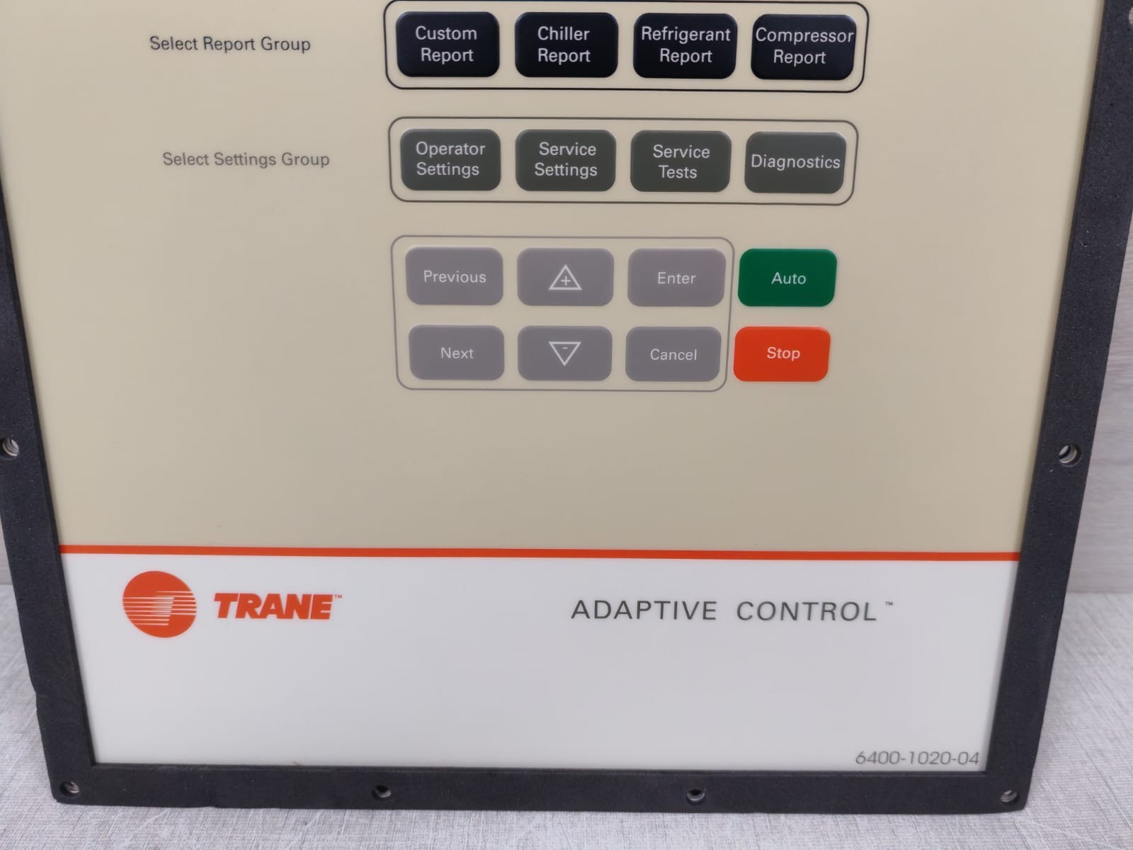Trane TRANE-6400 TRANE 6400-1020-04 Adaptive Control 2