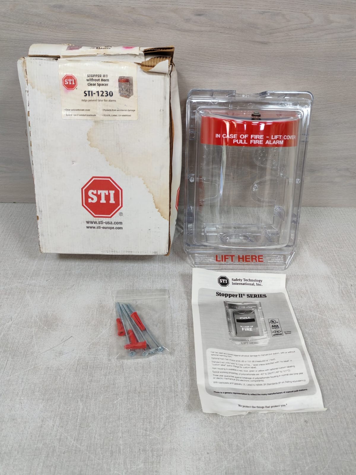 STI STI-1100 STOPPER II Pull Station Protector