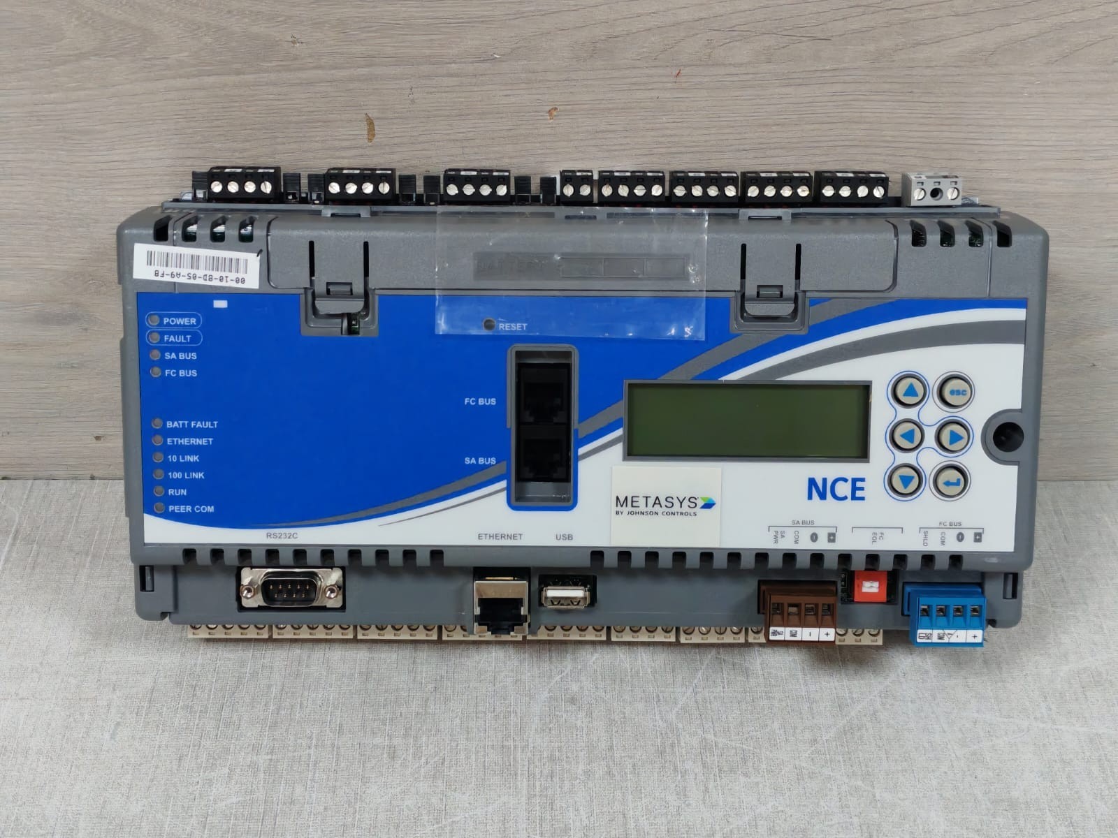 Johnson Controls NCE MS-NCE2566-0 JOHNSON CONTROLS NCE MS-NCE2566-0 METASYS NETWORK CONTROL ENGINE 2