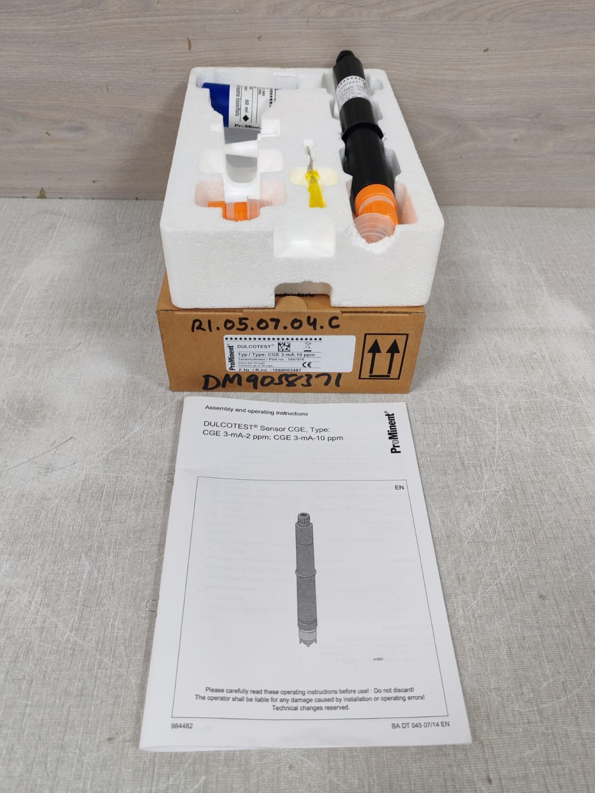 PROMINENT CGE 3-mA-10 ppm DULCOTEST Sensor 1047975