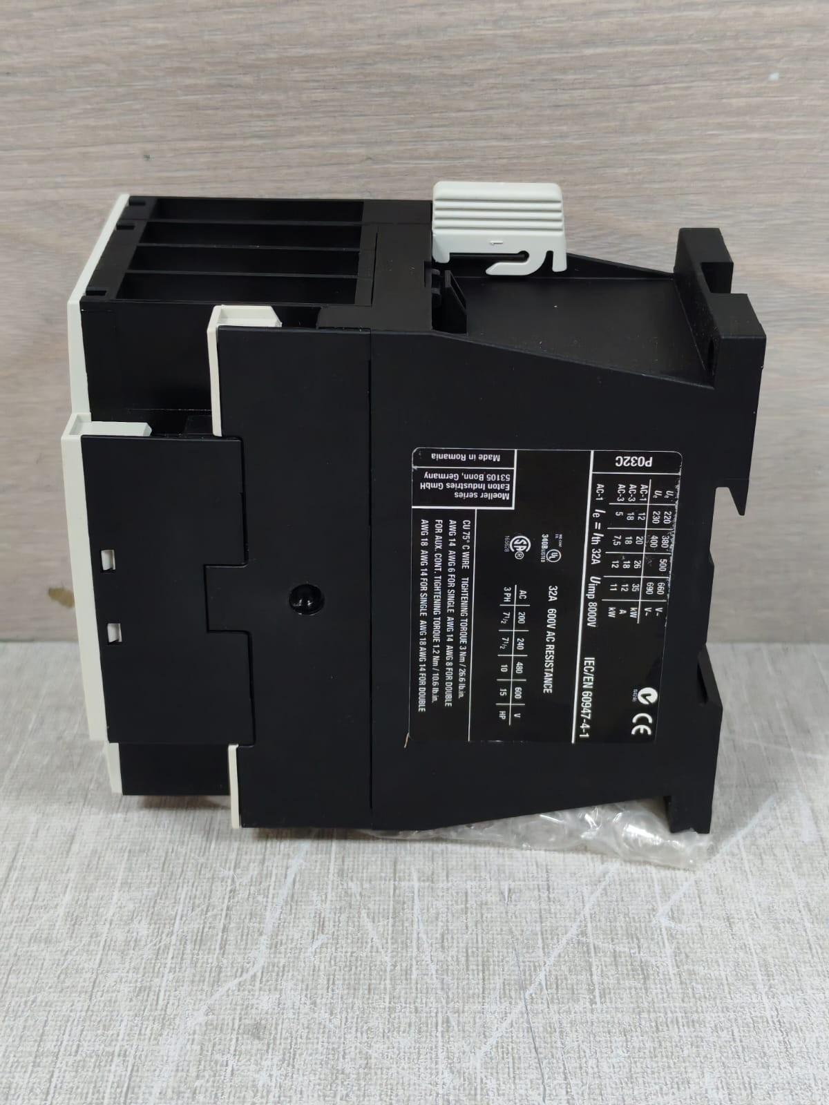 Moeller DILMP32/ DIL MP32.10 EATON DILMP32-10XTCF032C10 POWER CONTACTOR 24-27VDC 9