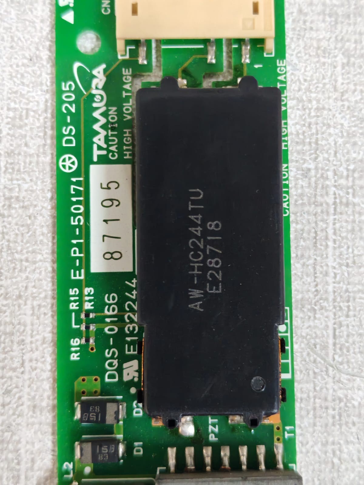TAMURA E-P1-50171 / DQS-0166 TAMURA E-P1-50171 / DQS-0166 printed circuit board 8