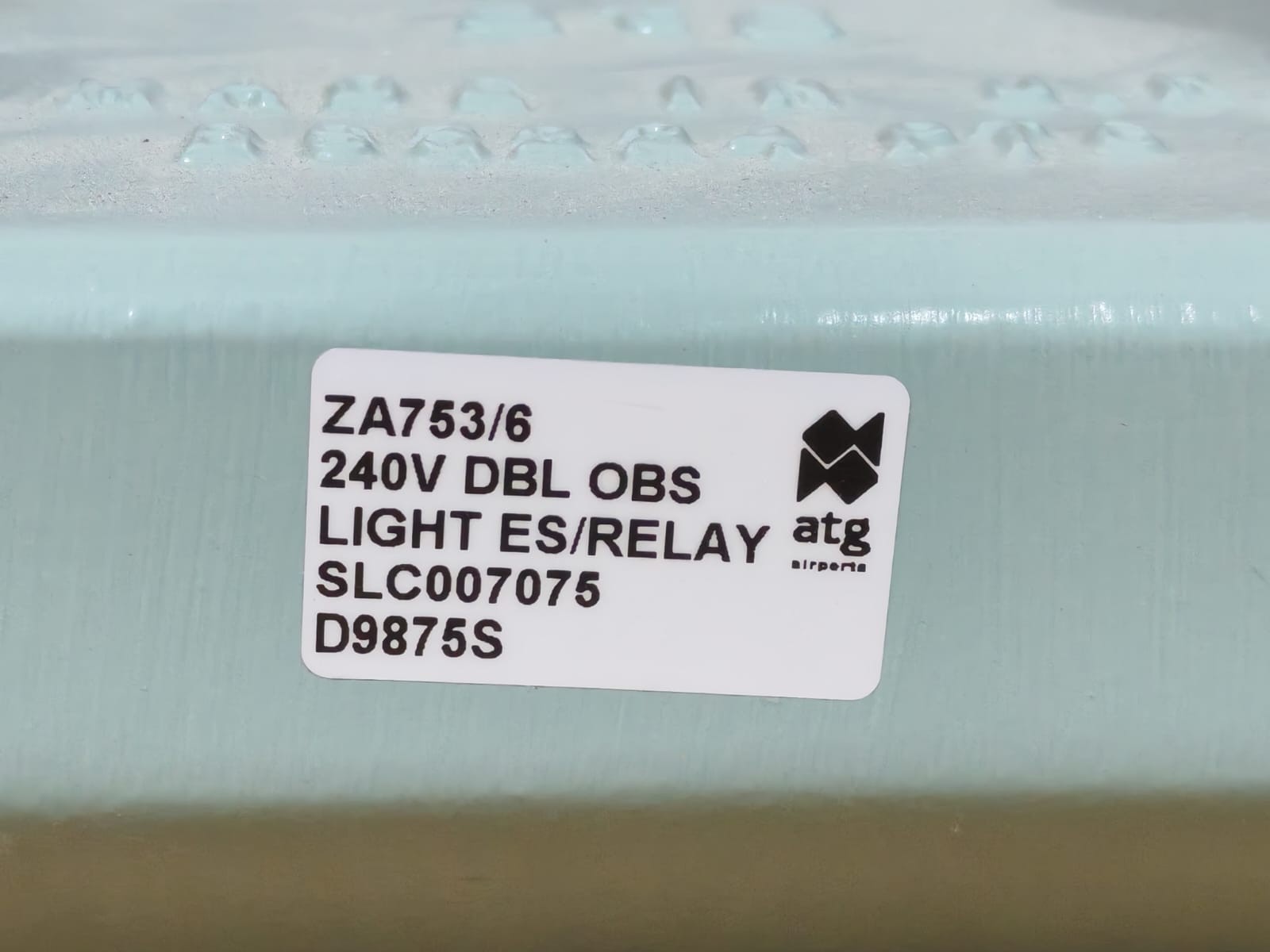 Unbranded SLC007075 ZA753/6 240V / ZA753 ZA764 ATG SLC007075 ZA753/6 240V / ZA753 ZA764 DBL OBS LIGHT ES/RELAY 3