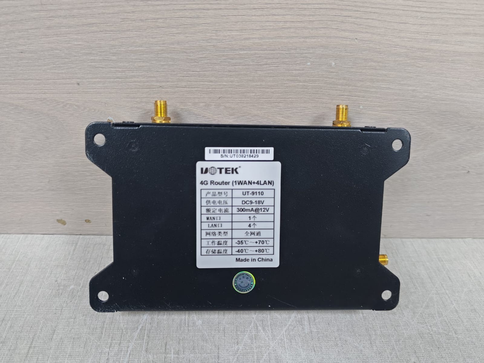 Uotek UT-9110 UOTEK UT-9110 4G Router(1WAN+4LAN) 5