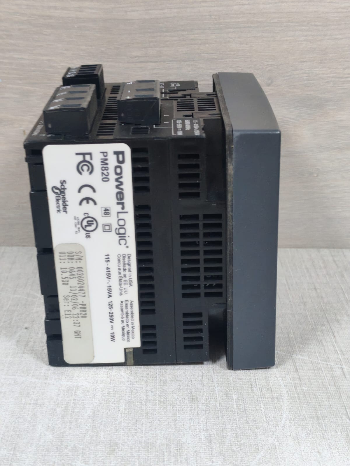 Schneider Electric PM800/PM820 SCHNEIDER ELECTRIC SQUARE D PM800/PM820 /PM8M22 POWERLOGIC POWER METER 7