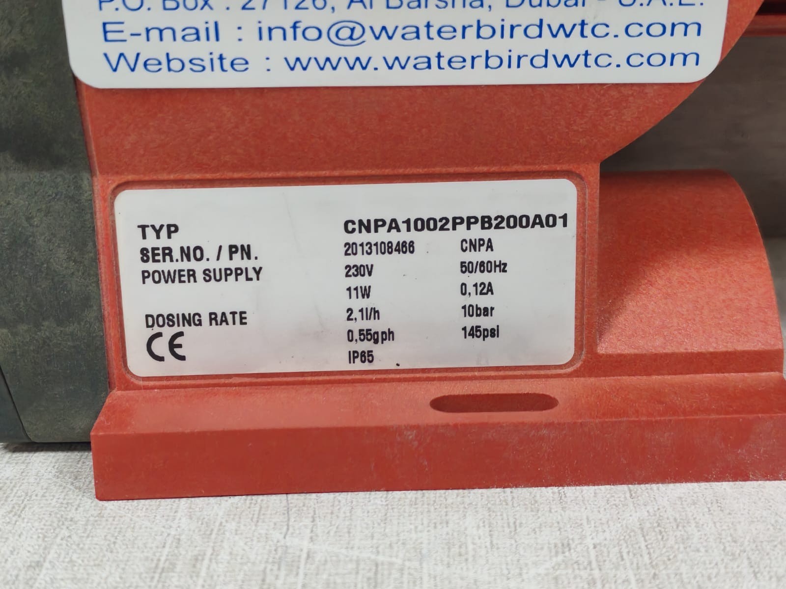 PROMINENT CNPA1002PPB200A01 PROMINENT CNPA1002PPB200A01 Solenoid Metering Pump CONCEPTPlus 5