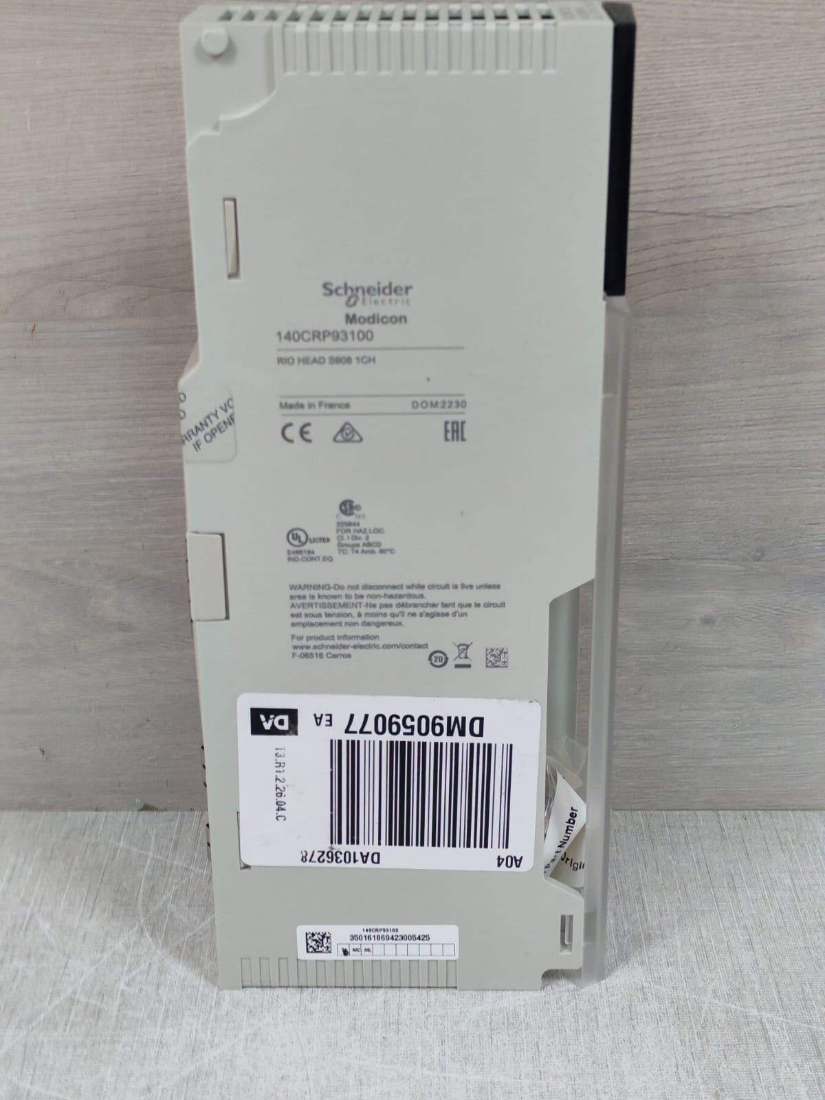 Schneider Electric 140CRP93100 SCHNEIDER ELECTRIC 140CRP93100 RIO HEAD-END S908 1CH MODULE 8