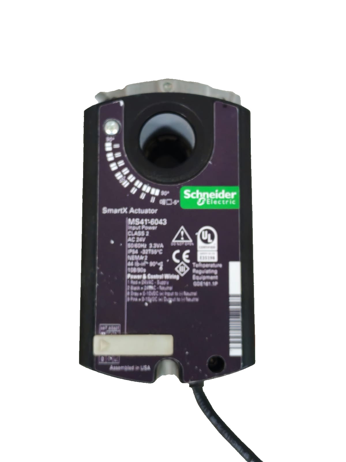 Schneider Electric MS41-6043 SCHNEIDER ELECTRIC MS41-6043 SMART ACTUATOR 2