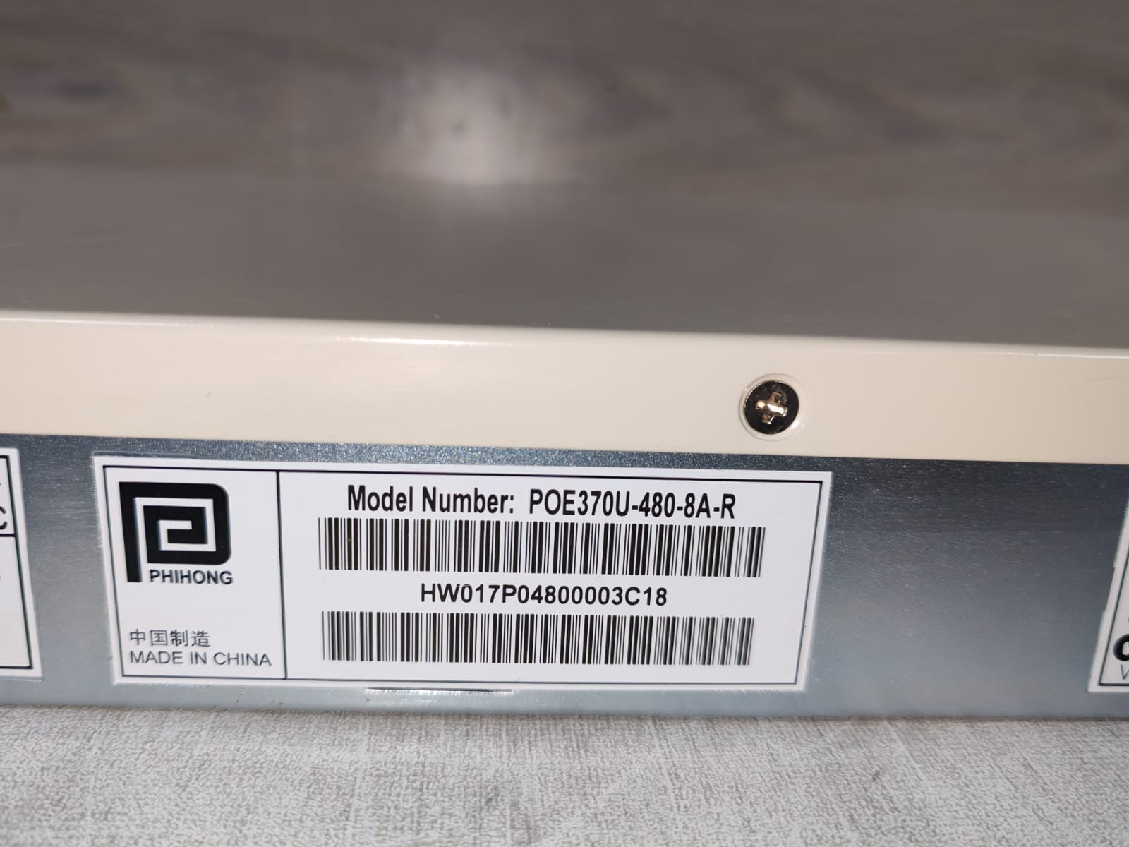 Axis POE370U-480-8A-R Axis Communication POE370U-480-8A-R Midspan 8 Port Ethernet Switch 6