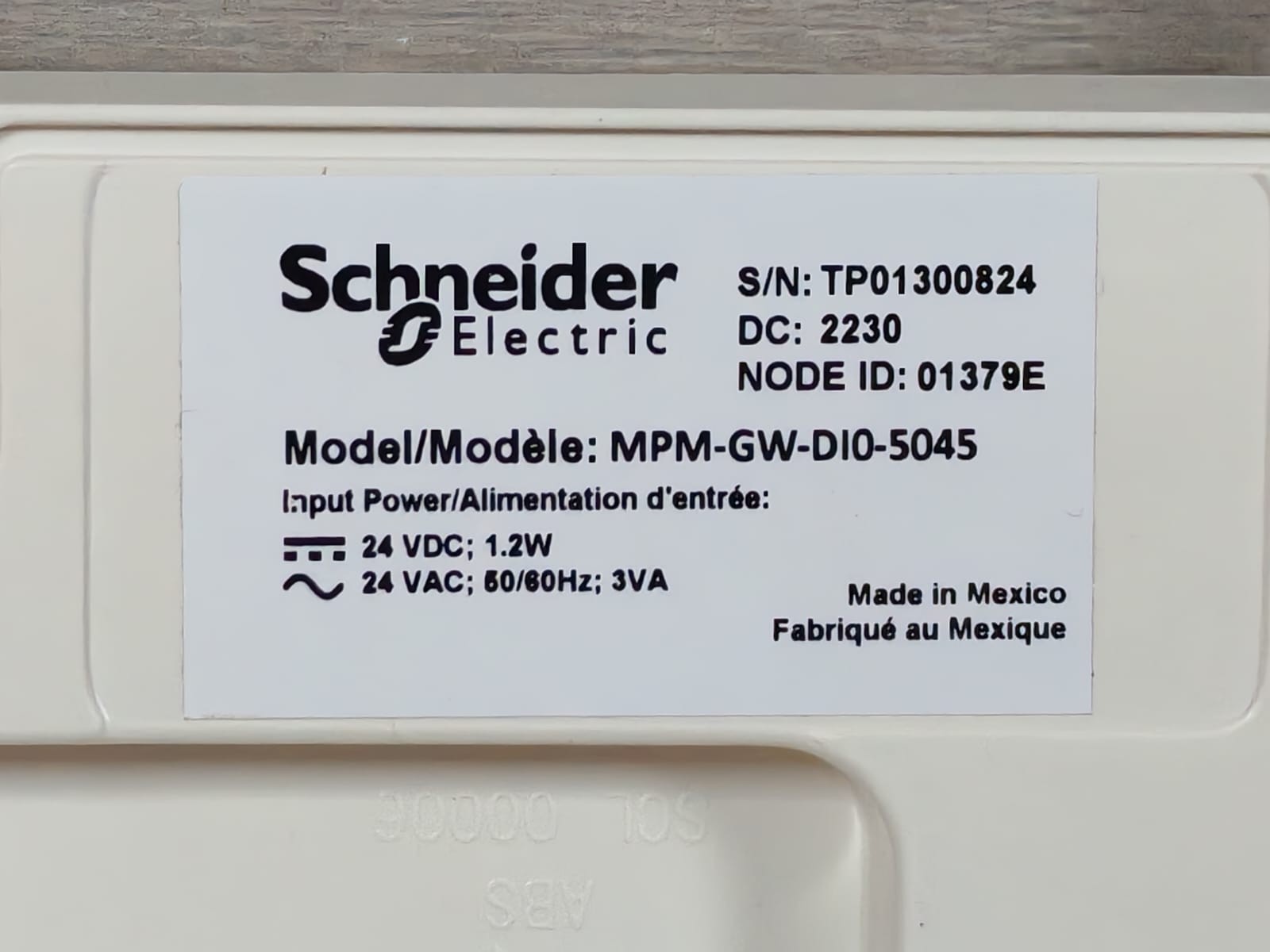 Schneider Electric MPM-GW-DI0-5045 Schneider Electric MPM-GW-DI0-5045 Manager Gateway with 868Mhz Enocean & Zigbee 3