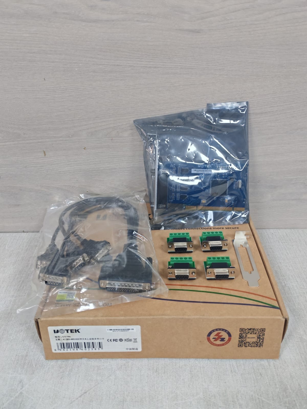 UOTEK UT-754 PCI TO 4 PORT RS-232 038-41010238