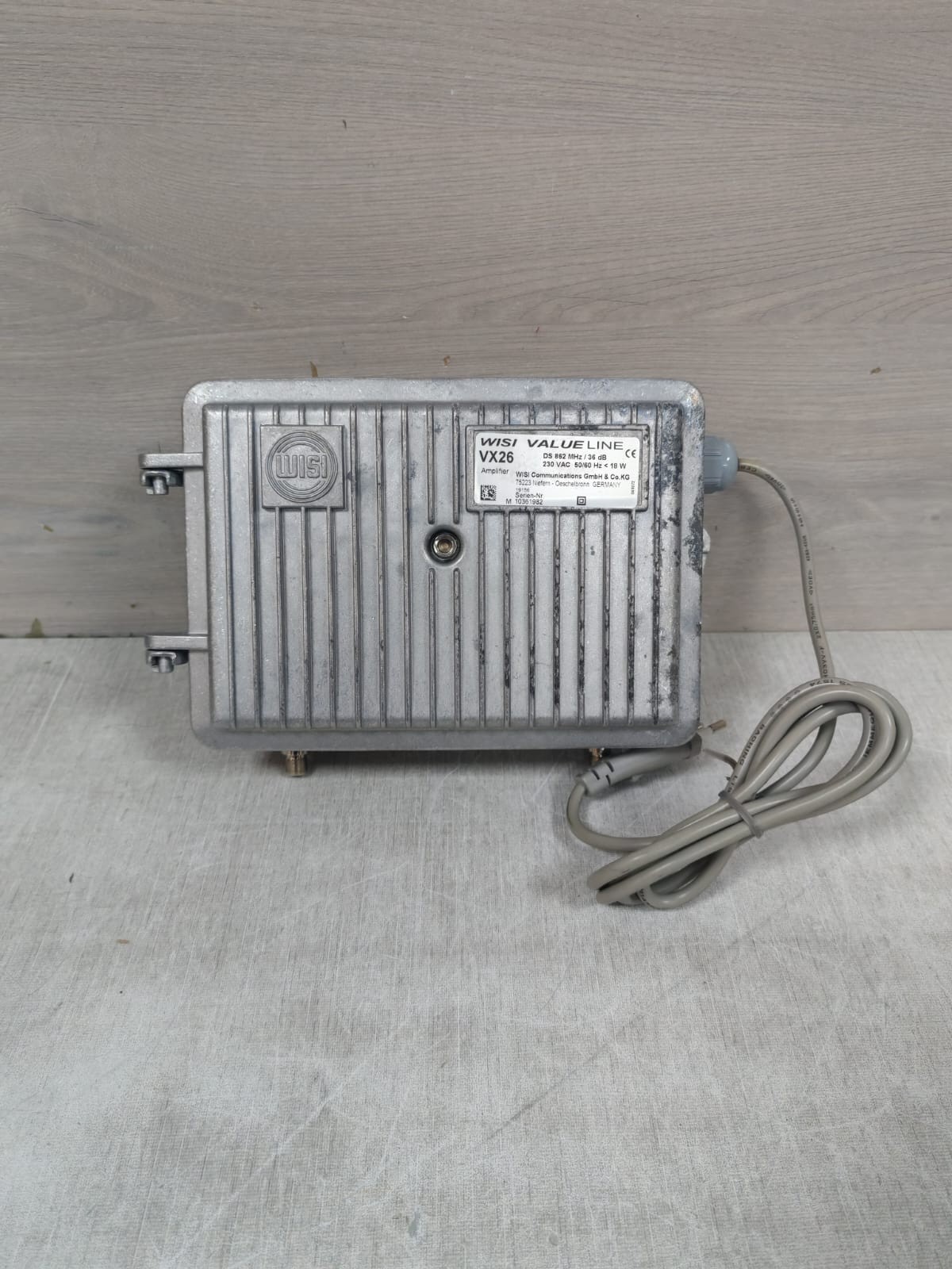WISI COMMUNICATIONS VALUE LINE VX26 DISTRIBUTION AMPLIFIER