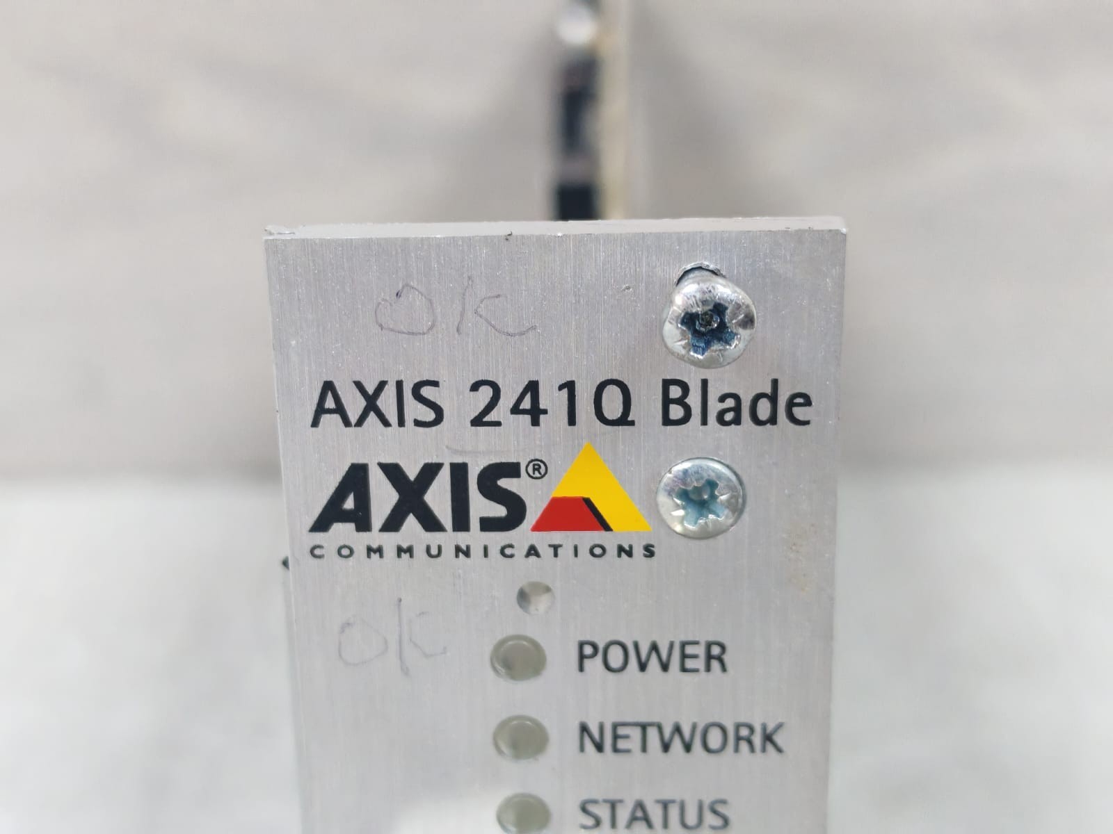AXIS COMMUNICATION 0209-001-03 AXIS COMMUNICATION 241Q BLADE P/N:0209-001-03 VIDEO SERVER 4 CHANNEL CARD 2