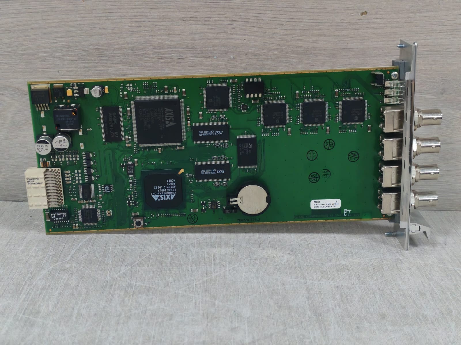 AXIS COMMUNICATION 0209-001-03 AXIS COMMUNICATION 241Q BLADE P/N:0209-001-03 VIDEO SERVER 4 CHANNEL CARD 8
