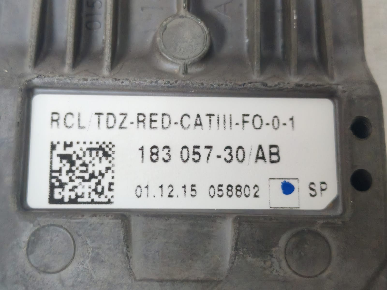 Unbranded 185 057-30/AB RCL/TDZ-RED-CATIII-FO-0-1 Industrial Module 185 057-30/AB 3