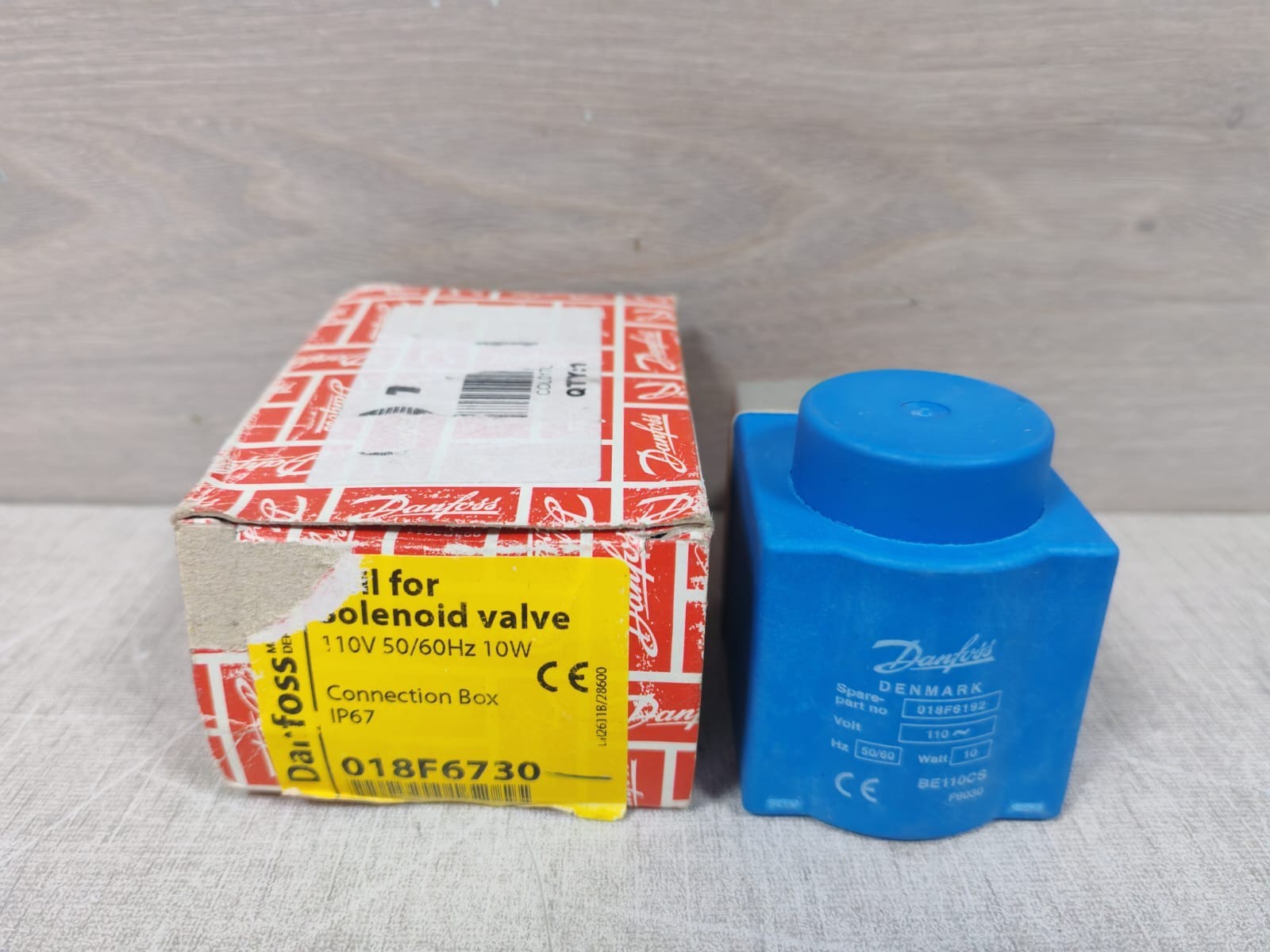 Danfoss 018F6192 Coil For Solenoid Valve