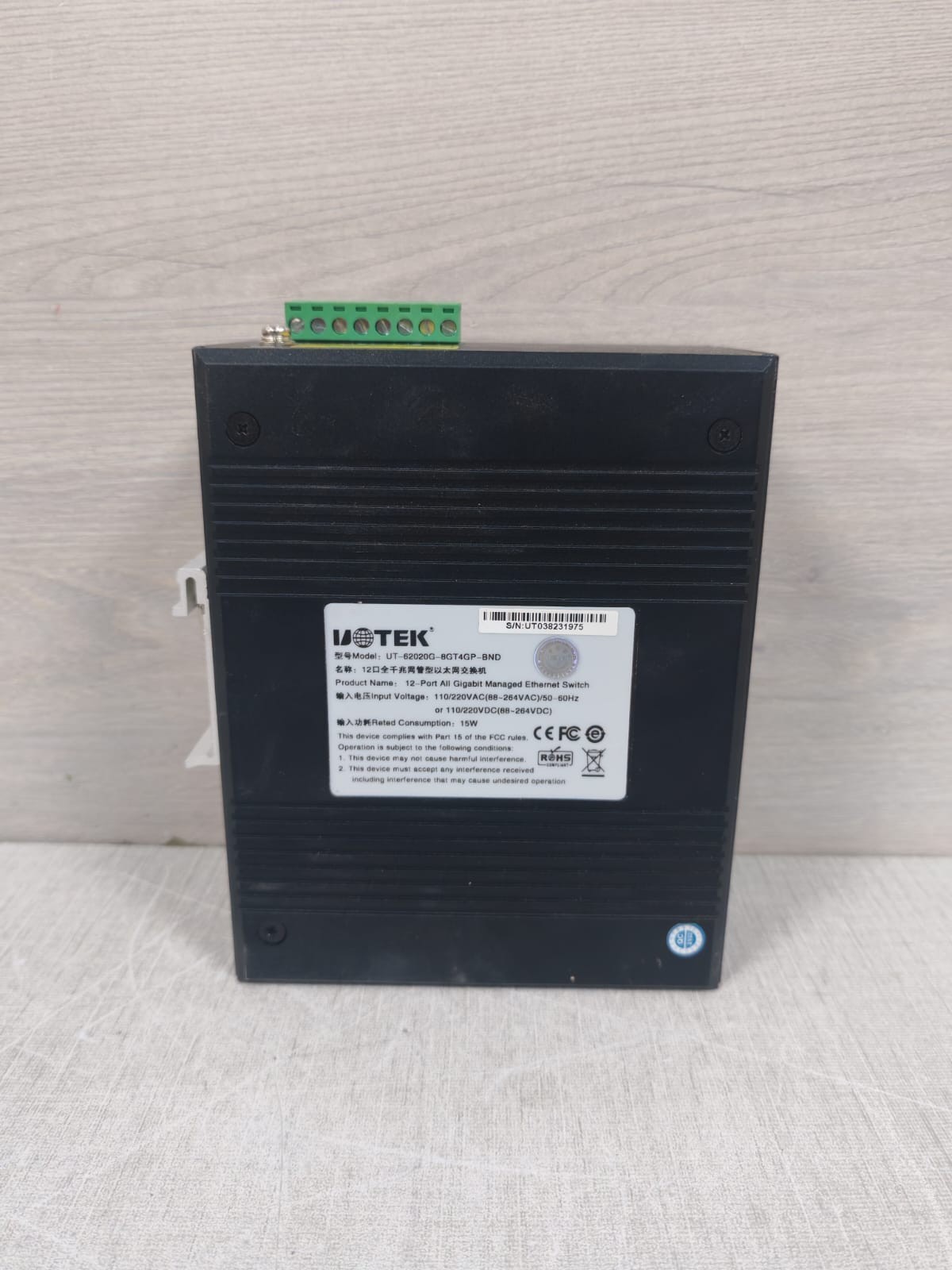 UOTEK UT-62020G-8GT4GP-BND UOTEK UT-62020G-8GT4GP-BND 12-PORT ALL GIGABIT MANAGED ETEHRNET SWITCH 3