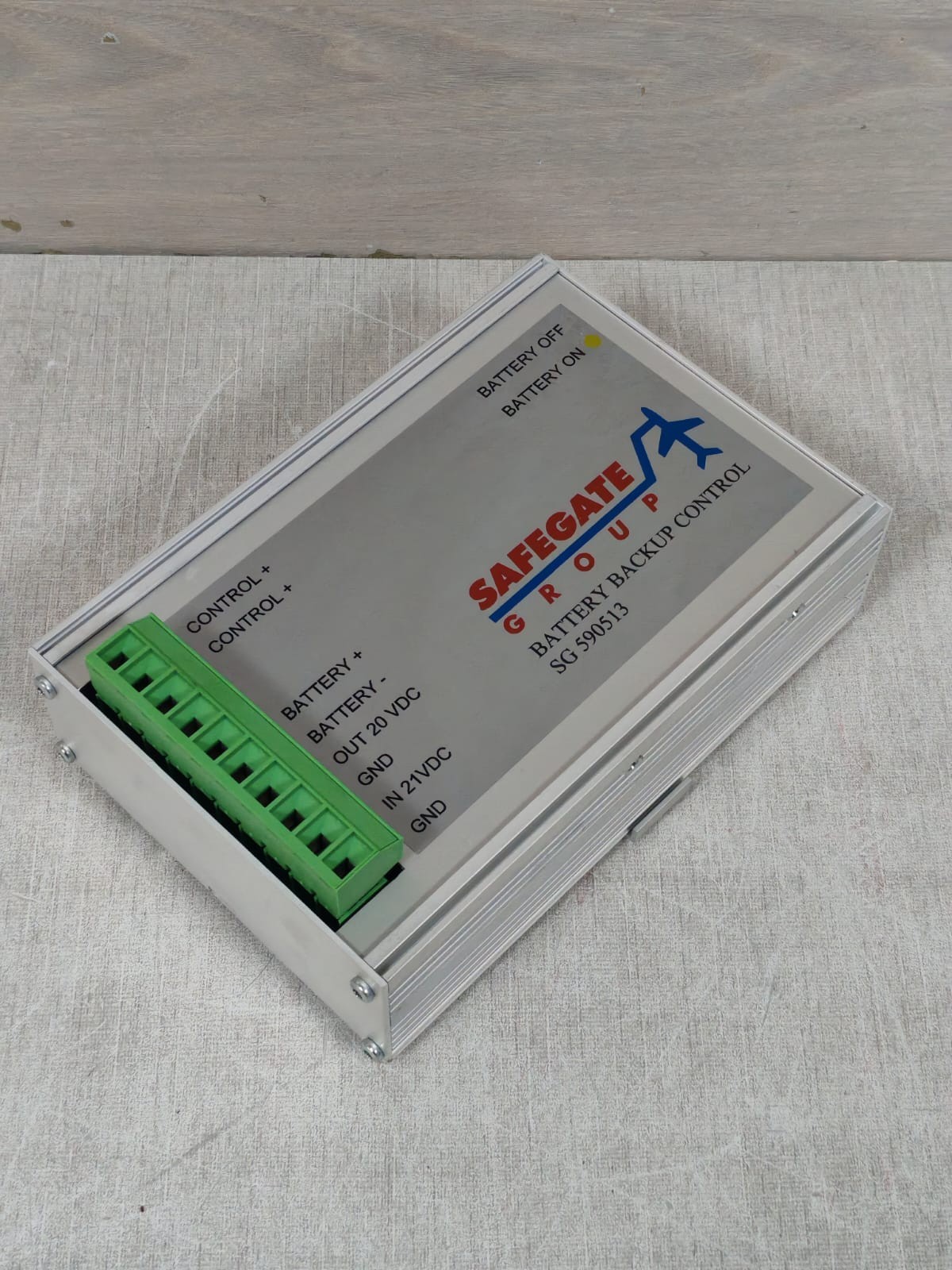SAFEGATE GROUP SG 590513/SG590422B VER.2 SAFEGATE GROUP SG 590513/SG590422B VER.2 BATTERY BACKUP CONTROL 5