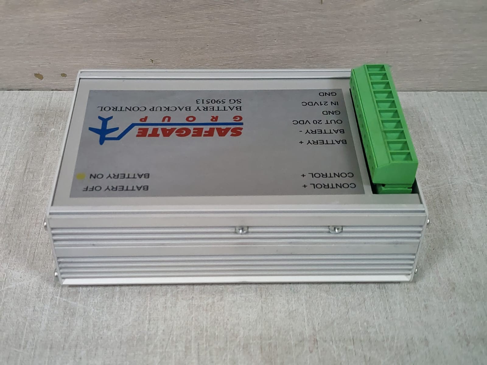 SAFEGATE GROUP SG 590513/SG590422B VER.2 SAFEGATE GROUP SG 590513/SG590422B VER.2 BATTERY BACKUP CONTROL 10