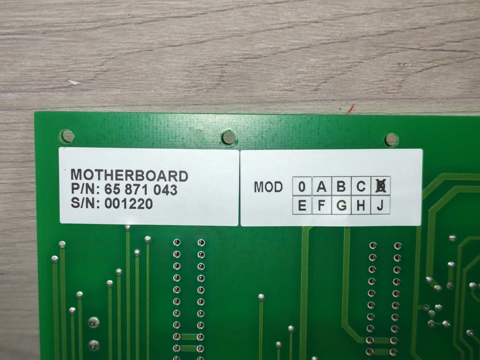Honeywell HONEYWELL-65871042-E HONEYWELL 65871042 E / 65871043 MOTHERBOARD 10