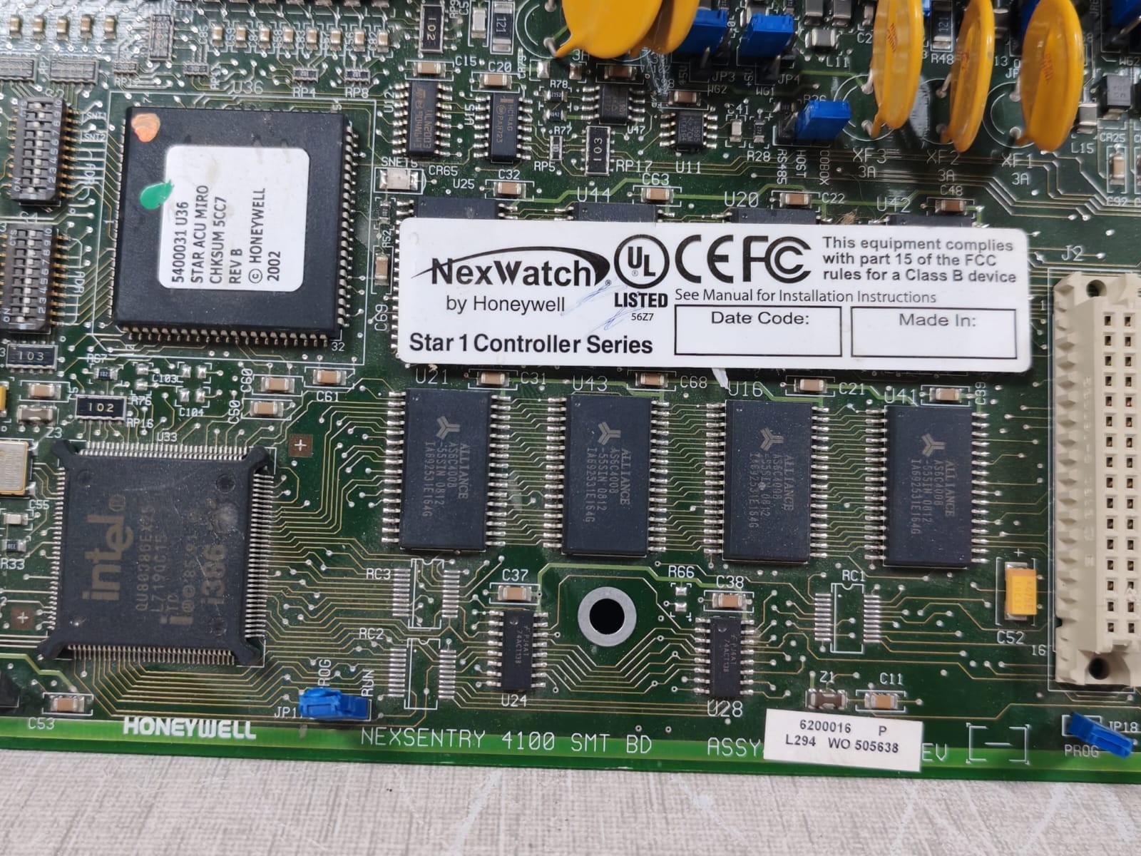 Honeywell MODULE6200016 HONEYWELL NEXSENTRY 4100 SMT BD CONTROL MODULE 6200016 P 2