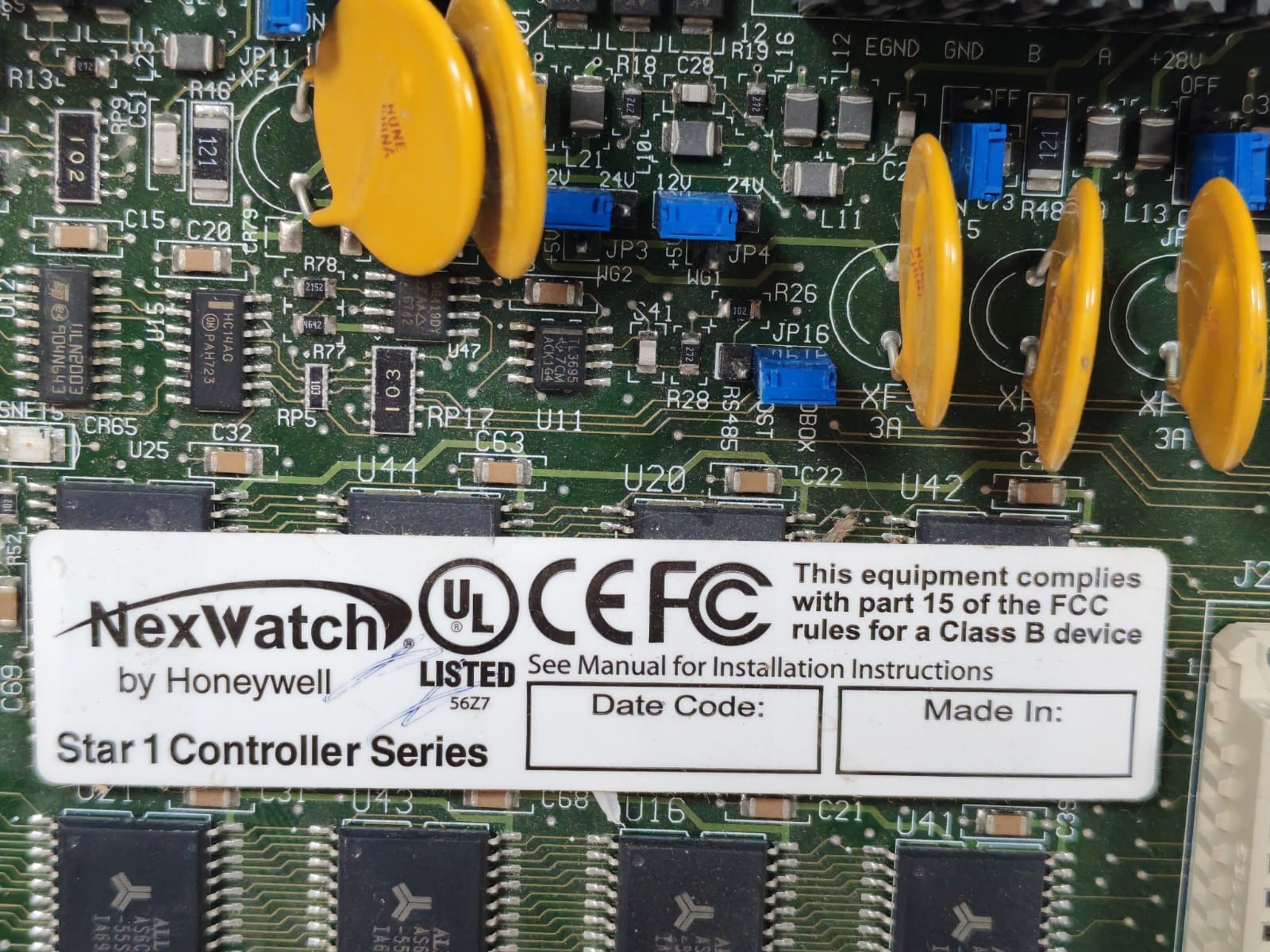 Honeywell MODULE6200016 HONEYWELL NEXSENTRY 4100 SMT BD CONTROL MODULE 6200016 P 3