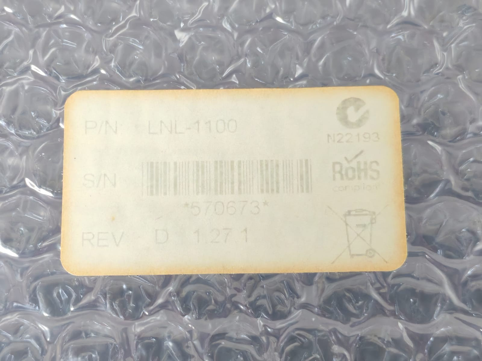 LENEL LNL-1100 LENEL LNL-1100 INPUT CONTROL MODULE BOARD 3