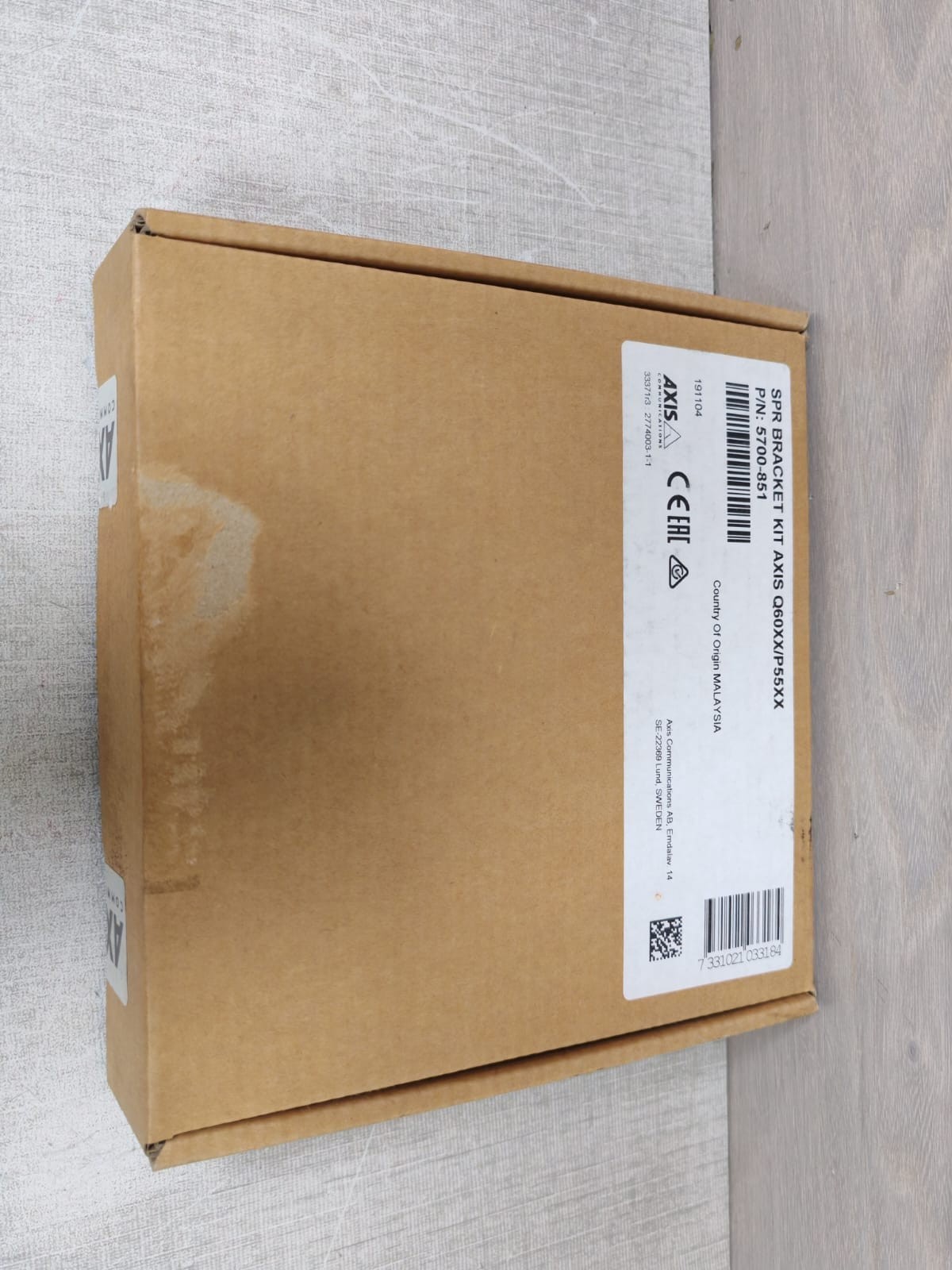 Axis 5700-851 SPR BRACKET KIT AXIS Q60XX/P55XX 5700-851 7