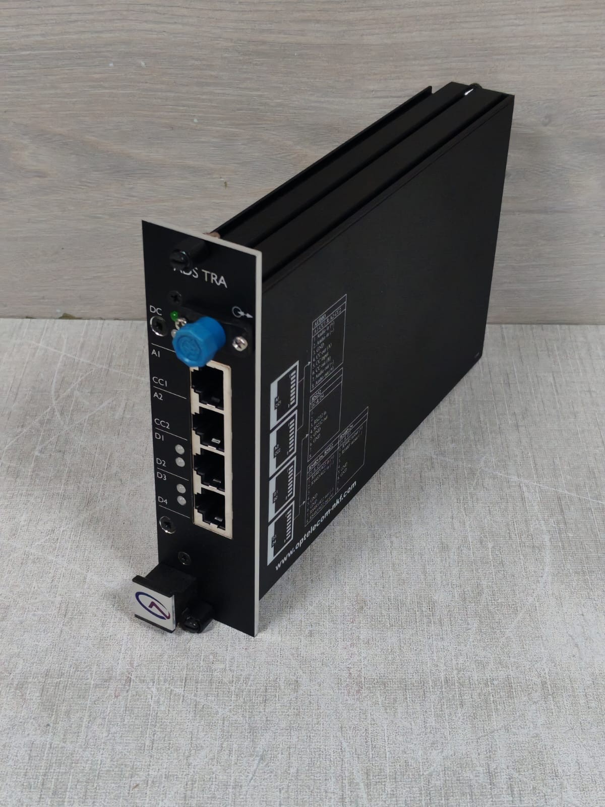 OPTELECOM ADS-1250 OPTELECOM ADS TRA /ADS 1250 TRA ANALOG TO DIGITAL CONVERTER 6