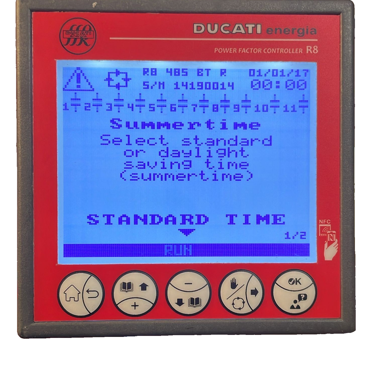 DUCATI ENERGIA R8 415986080QBDN DUCATI ENERGIA R8 415986080QBDN POWER FACTOR CONTROLLER 2