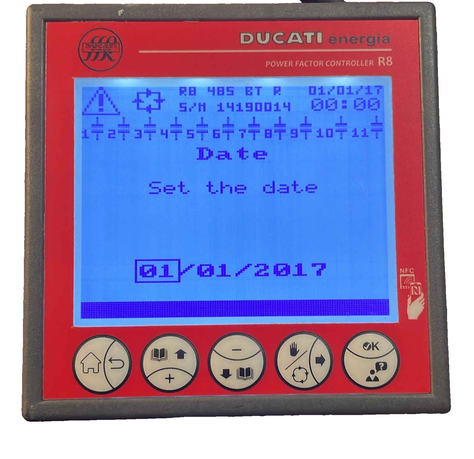 DUCATI ENERGIA R8 415986080QBDN POWER FACTOR CONTROLLER