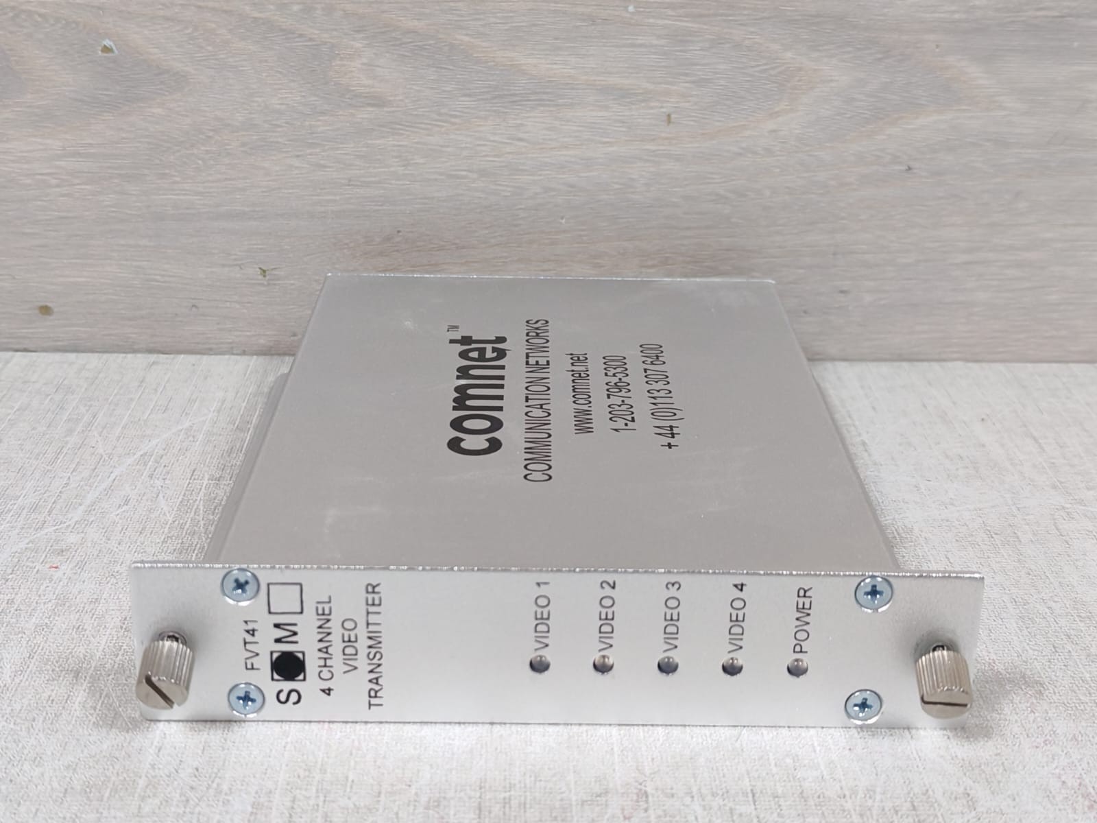 Comnet FVT41/FVT41S1 COMNET FVT41/FVT41S1 4-CHANNEL VIDEO TRANSMITTER 4