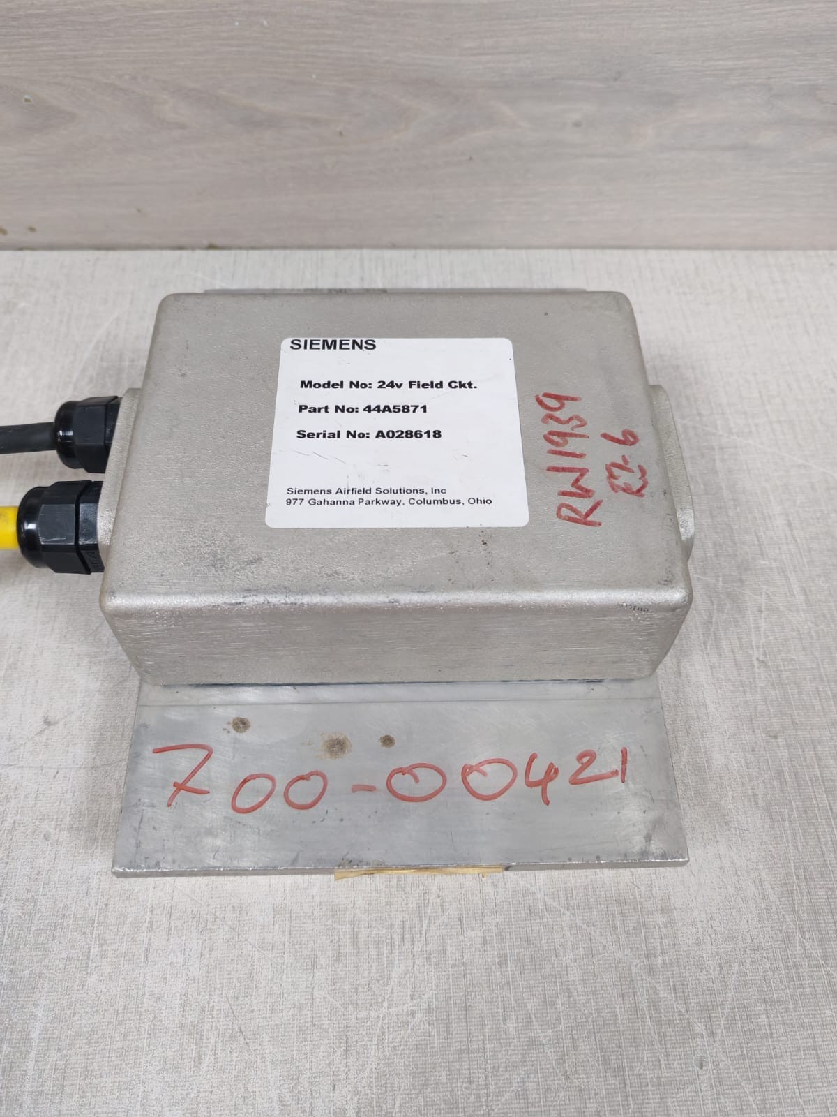 Siemens 44A5871 SIEMENS 24V FIELD CKT. 44A5871 POWER SUPPLY 4