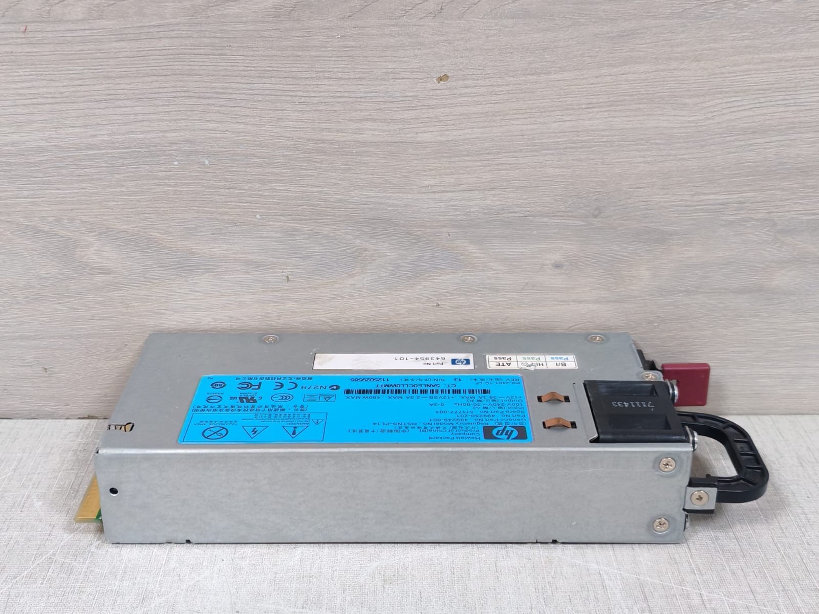 HP 499249-001 HP HSTNS-PL14 POWER SUPPLY 499249-001 6