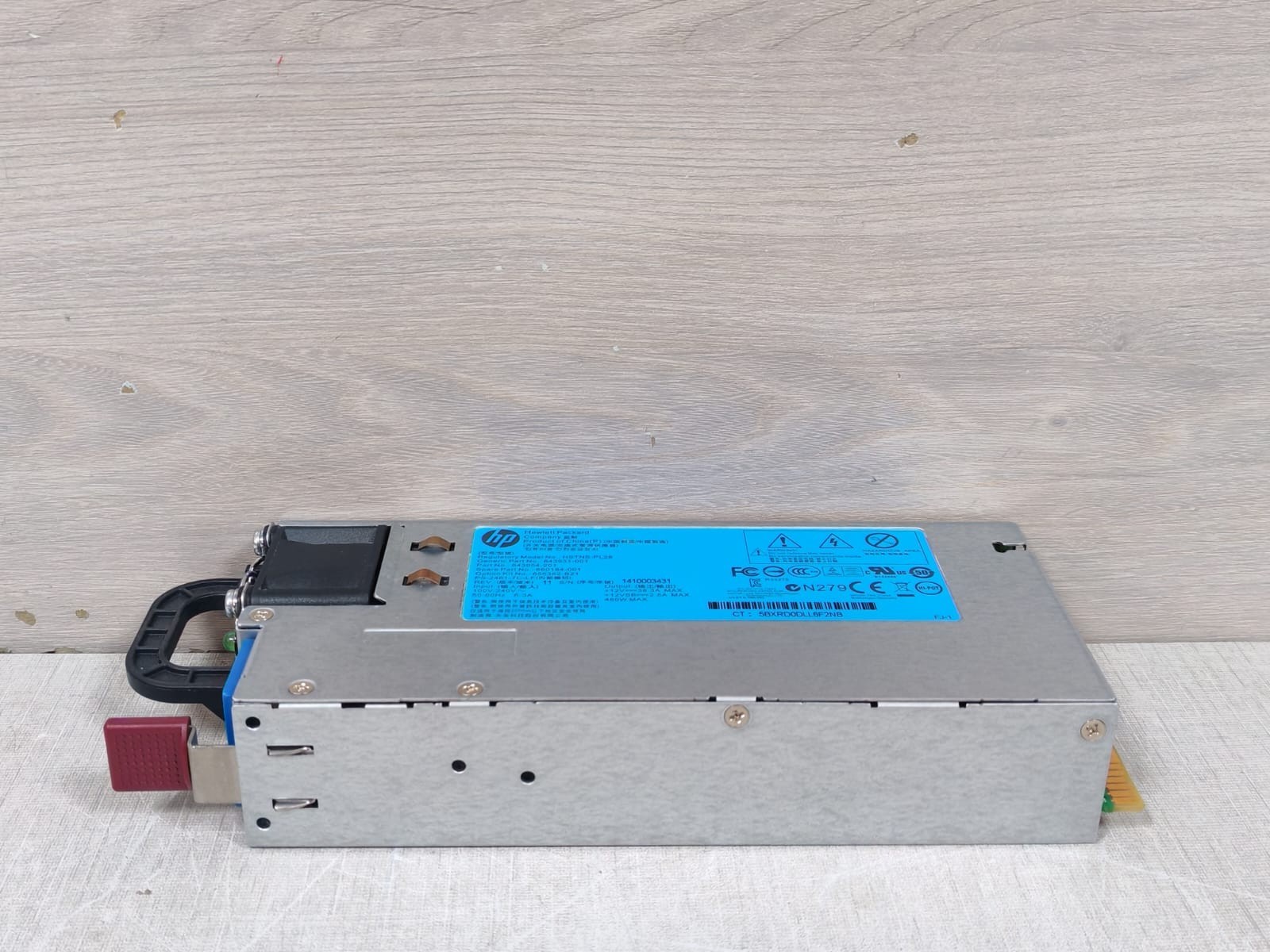 HP 643931-001 HP HSTNS-PL28 PLATINUM POWER SUPPLY 643931-001 8